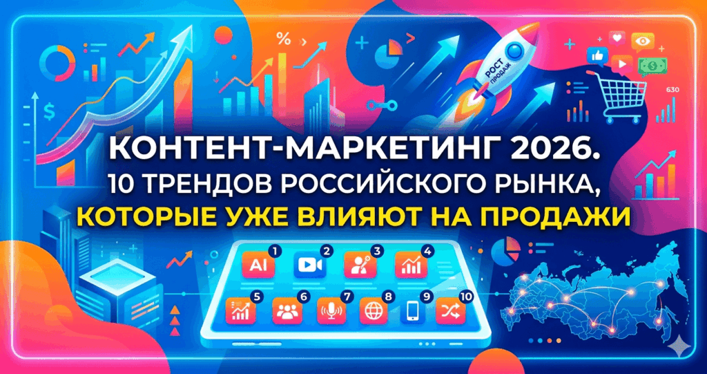 Контент-маркетинг 2026: 10 трендов российского рынка, которые влияют на продажи