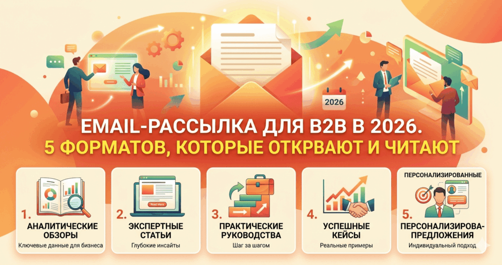 Email-рассылка для B2B в 2026: форматы деловых писем